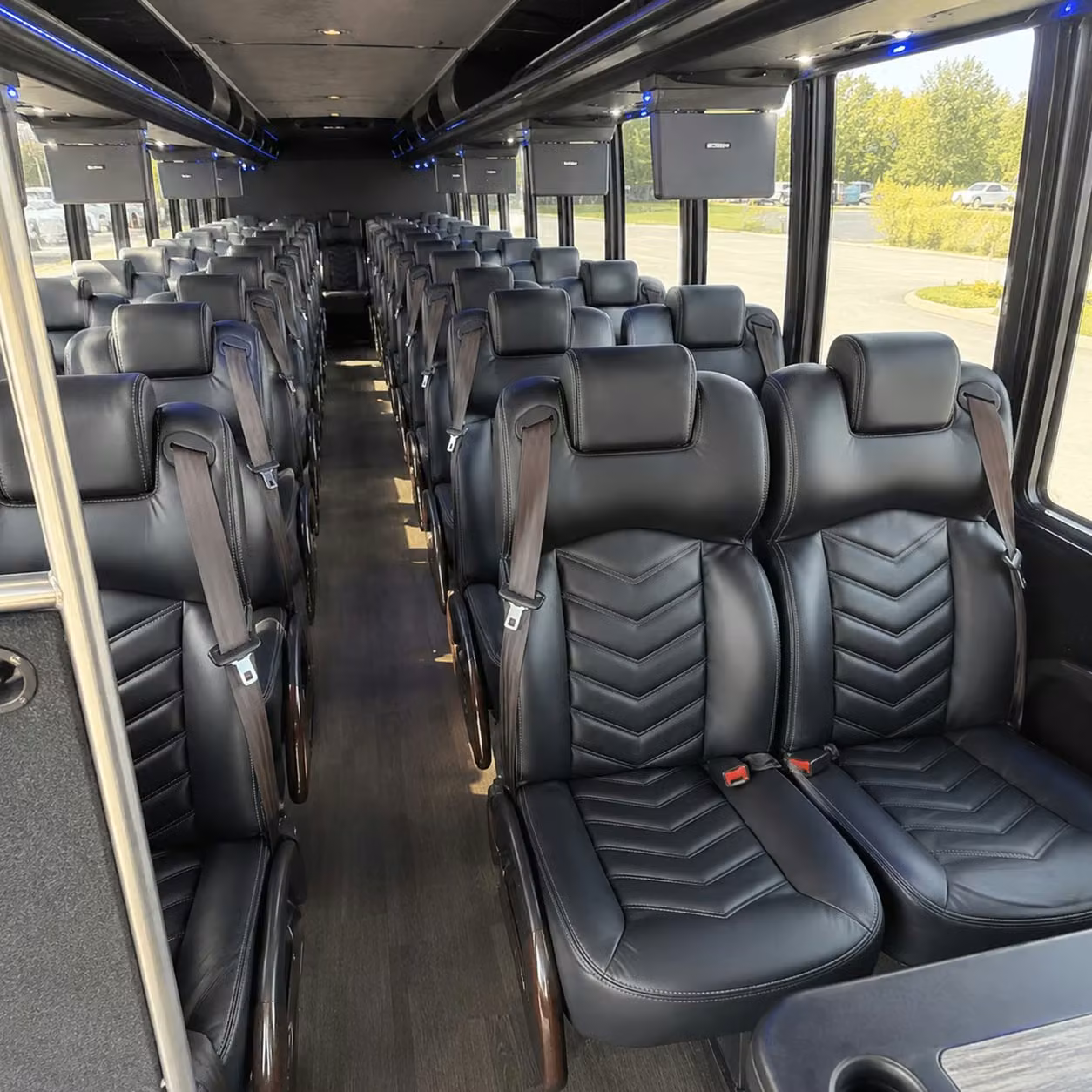 25 passenger minibus inside