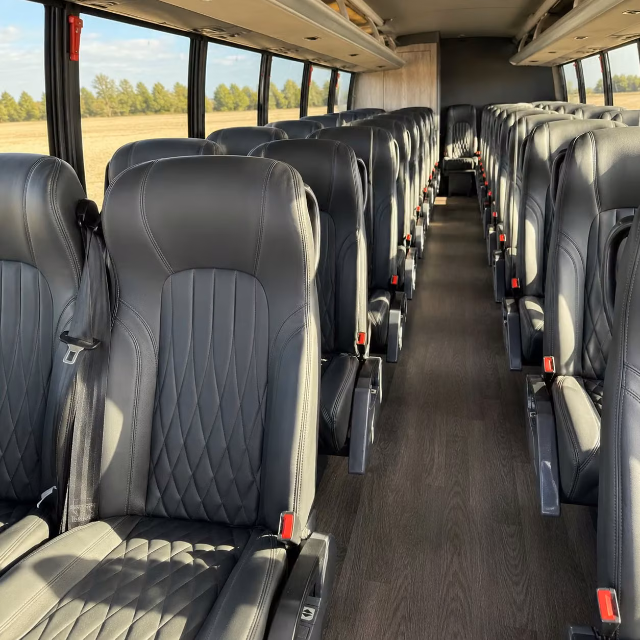 30 passenger minibus interior