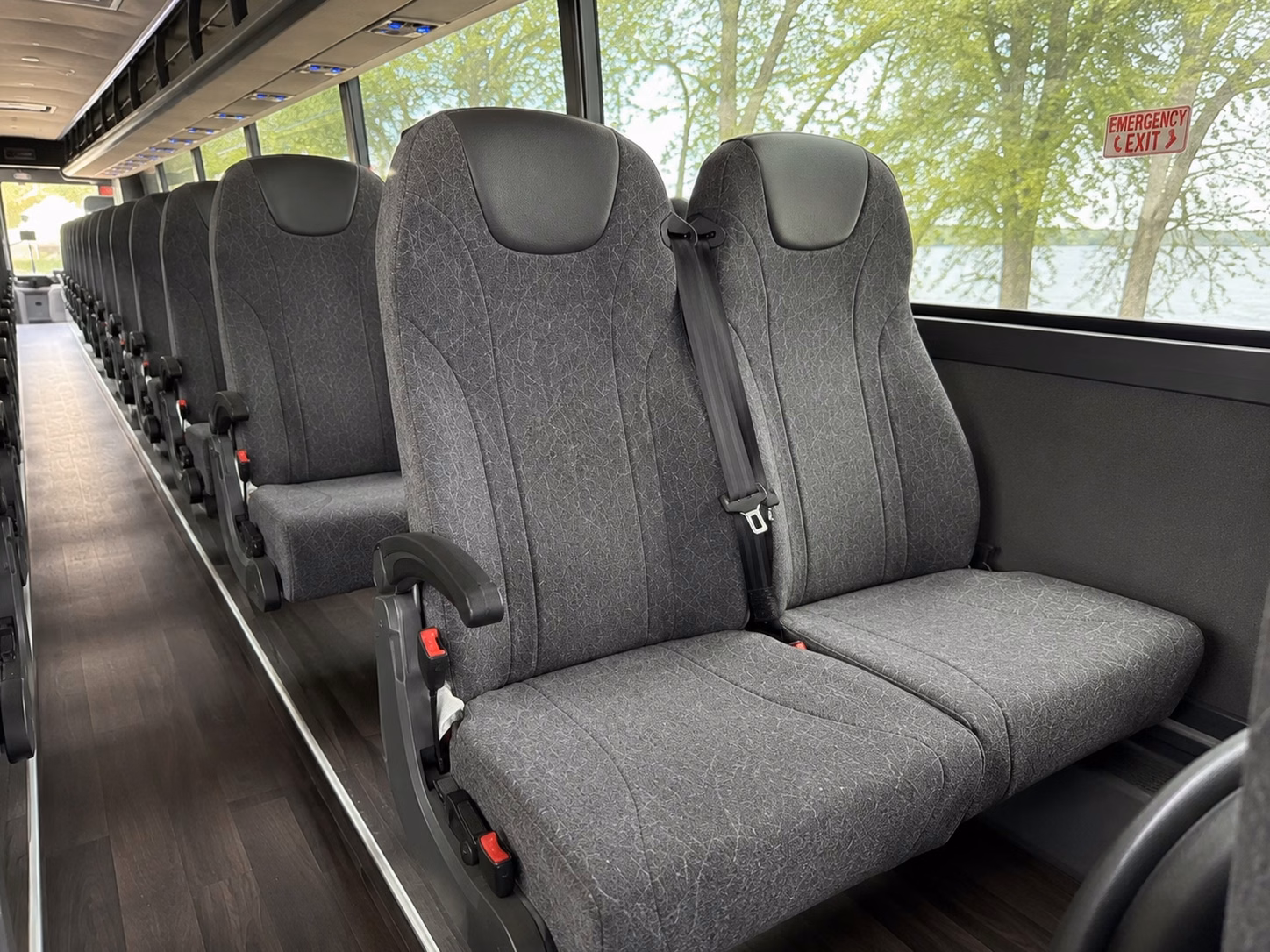 ames charter bus interior