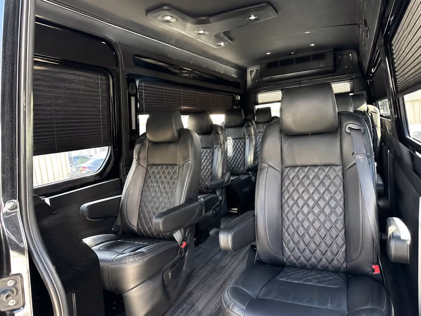 sprinter van with driver interior